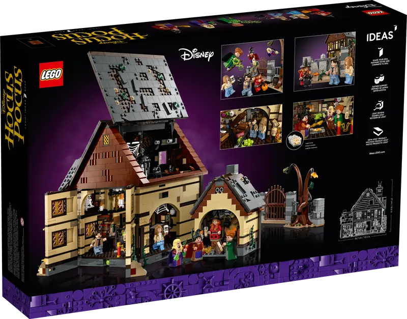 Disney Hocus Pocus Le cottage des sœurs Sanderson (21341)