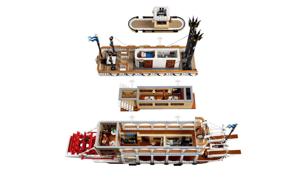 Bateau à vapeur fluvial (21356)
