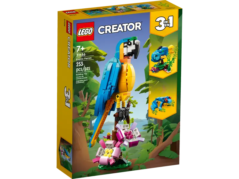 Creator 3-in-1 exotischer Papagei (31136)