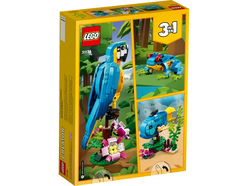 Creator 3-in-1 exotischer Papagei (31136)