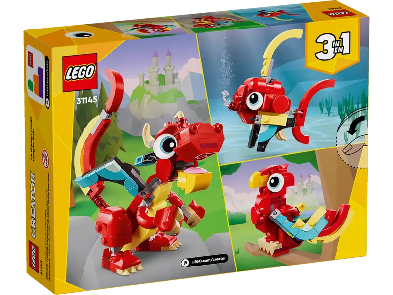 Creator 3-in-1-Roter Drache (31145)