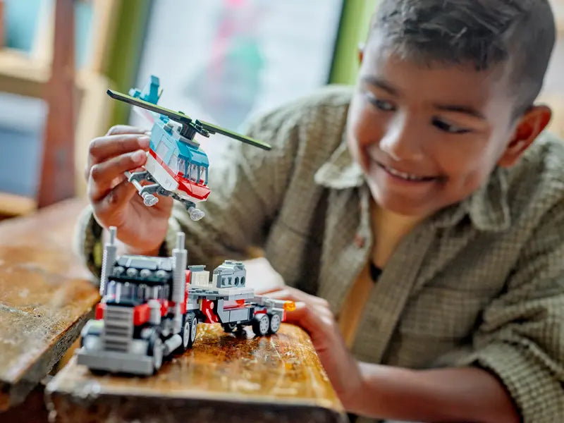 Creator 3-in-1-Pritschenwagen mit Hubschrauber (31146)