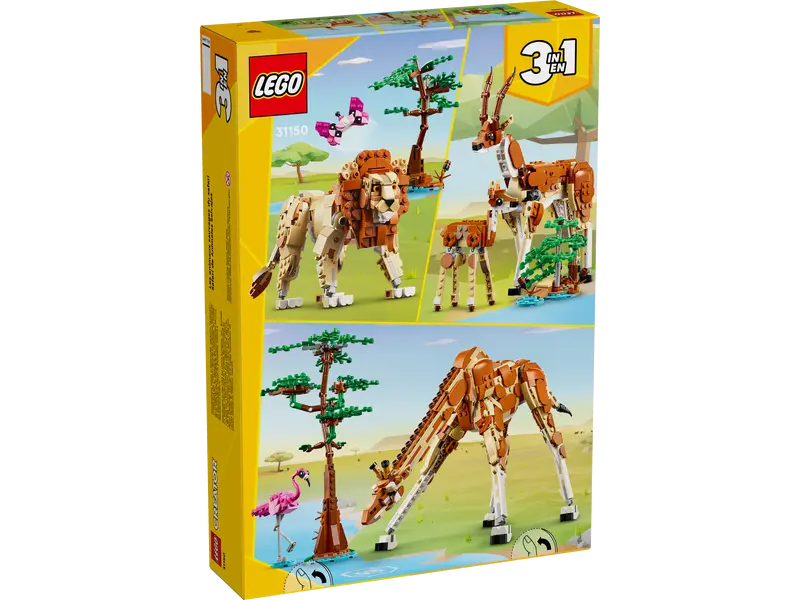 Creator 3-in-1-Wildsafaritiere (31150)