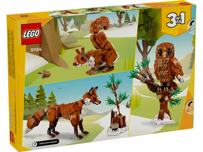 Creator 3-in-1-Waldtiere Rotfuchs (31154)
