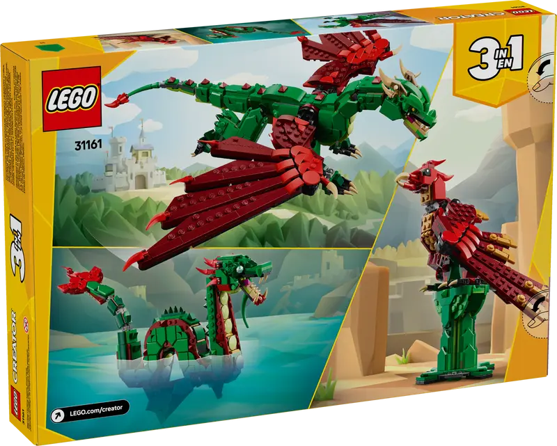Creator 3-in-1 mittelalterlicher Drache (31161)