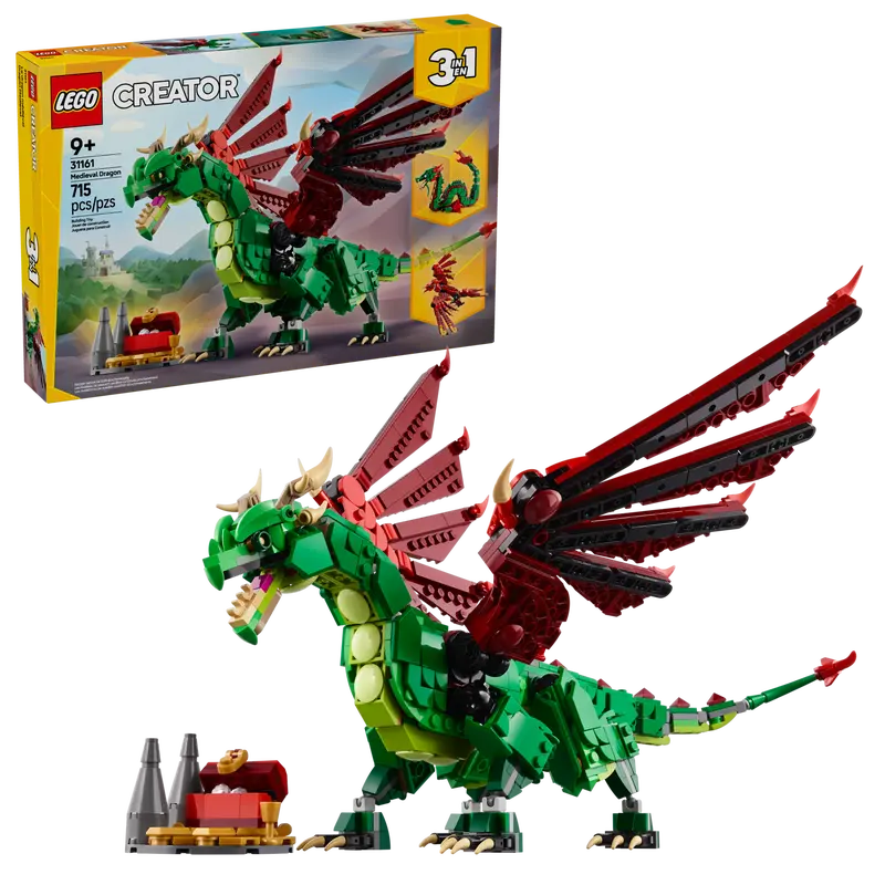 Creator 3-in-1 mittelalterlicher Drache (31161)