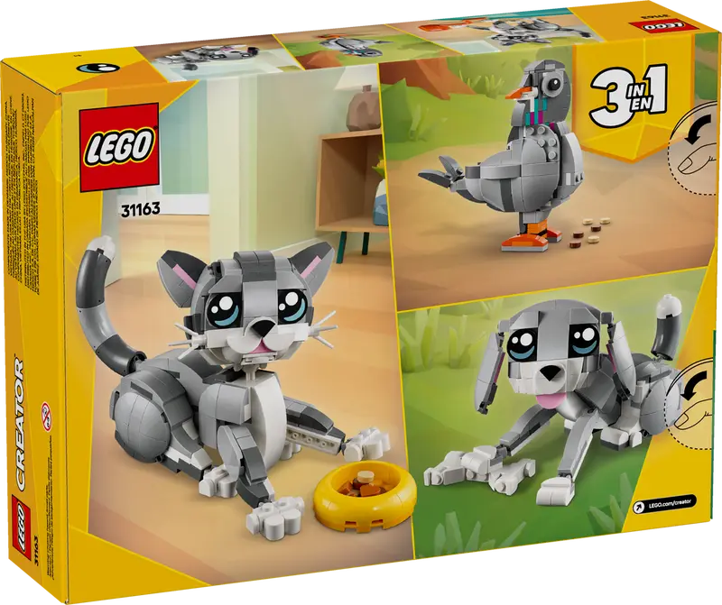 Creator Verspielte Katze 3-in-1 (31163)