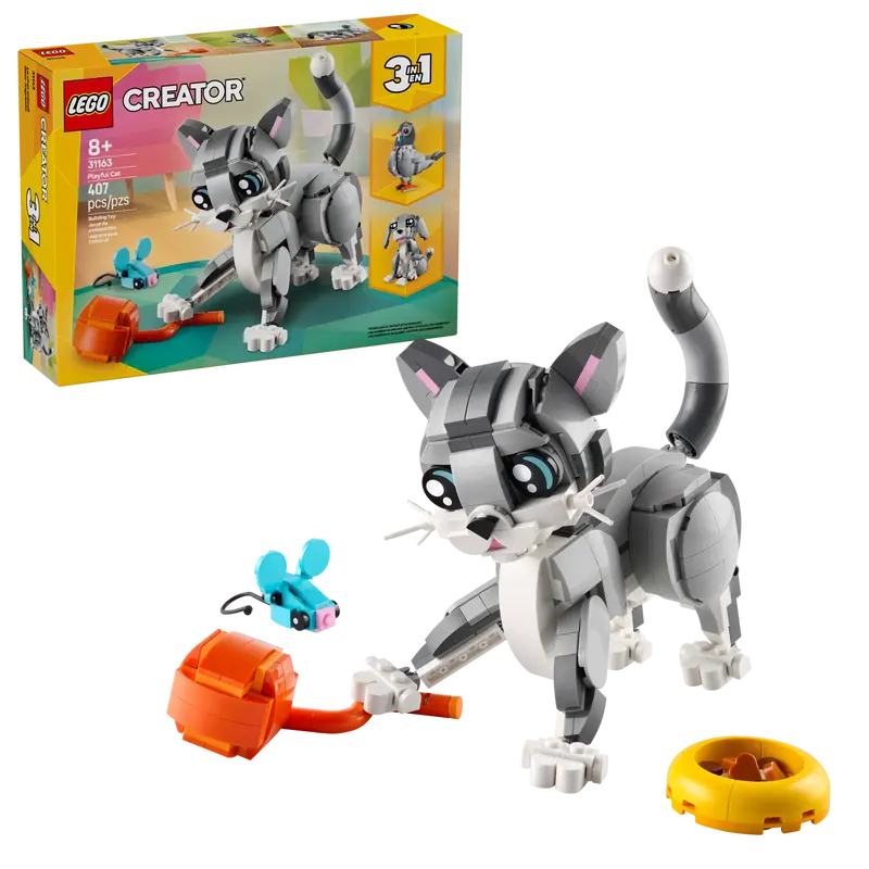 Creator Verspielte Katze 3-in-1 (31163)