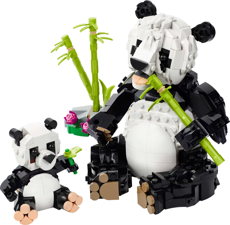 Creator 3-in-1 Wildtiere Panda-Familie (31165)