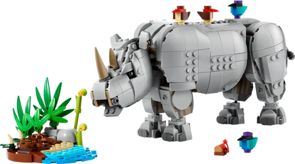 Creator 3in1 Wild Animals Majestic Nashorn mit Vögeln (31171)