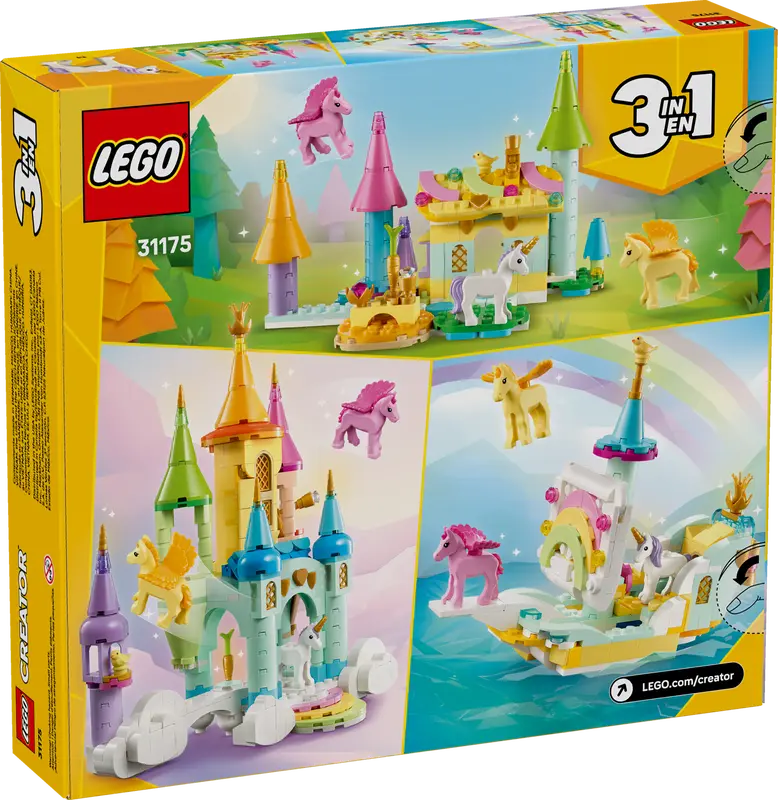 Creator 3-in-1-Schloss mit Einhörnern (31175)