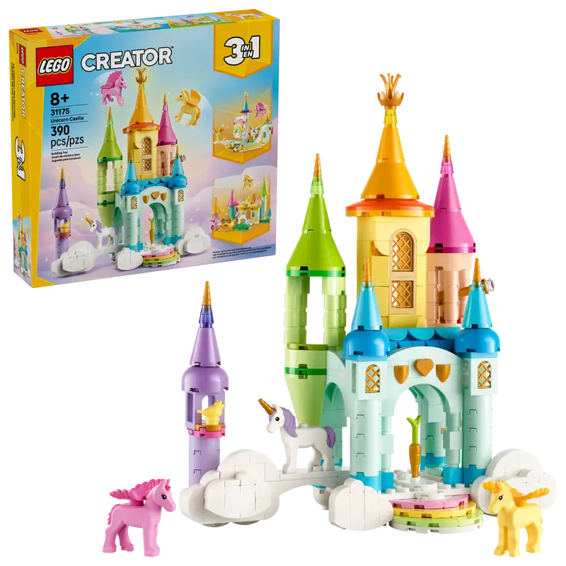 Creator 3-in-1-Schloss mit Einhörnern (31175)