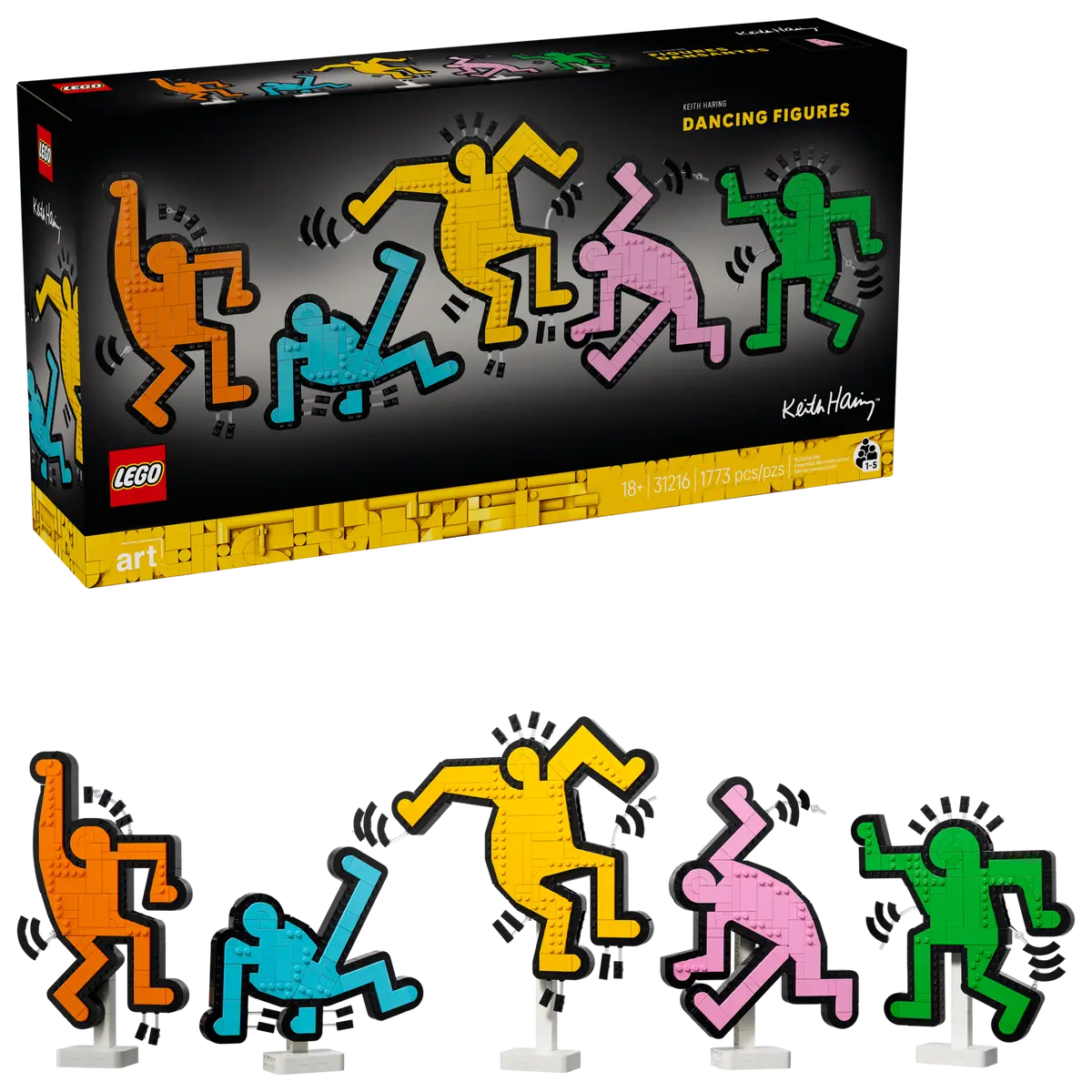 Keith Haring – Tanzende Figuren (31216) Bauset