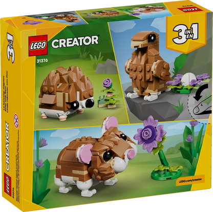 Süßer Hamster mit Blume (31376)