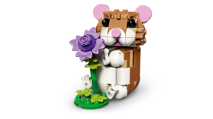 Süßer Hamster mit Blume (31376)