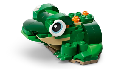 Schildkröte mit Seerosenblume (31377)