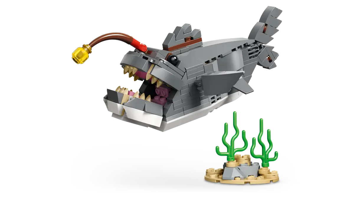 Wilder Hai mit Schatztruhe (31381)