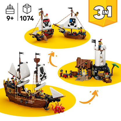 LEGO Creator 3-in-1 Iconic Pirate Ship – 99.99