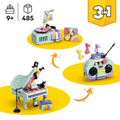 LEGO Creator 3-in-1 Music Decor Piano with Cat (31392)