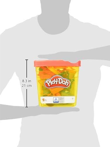 Play-Doh Fun Tub-Set mit 19 Zubehörteilen, 5 Farben und wiederverwendbarem Aufbewahrungsbehälter ab 3 Jahren