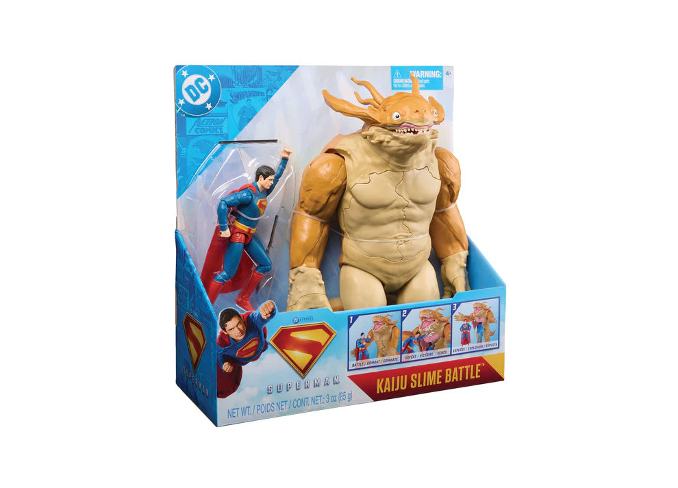 DC Comics Superman Vs. Kaiju 6-Zoll-Actionfigur – Schleim-Kampfspielzeug