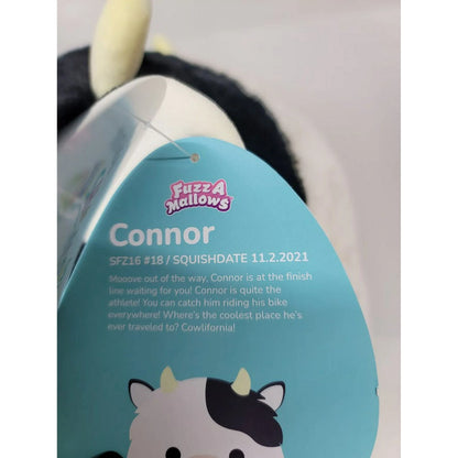 Squishmallows Fuzz-A-Mallows Connor la vache