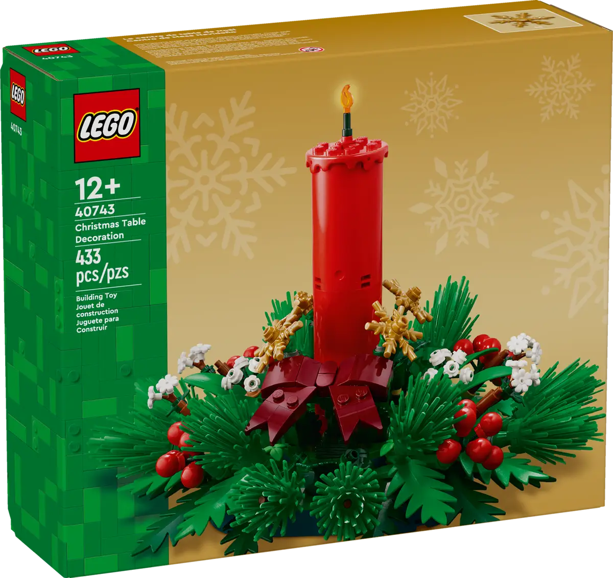 Décoration de table de Noël (40743) Jeu de construction