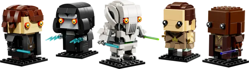 BrickHeadz Star Wars - Set per il 20° anniversario della Vendetta dei Sith (40796)