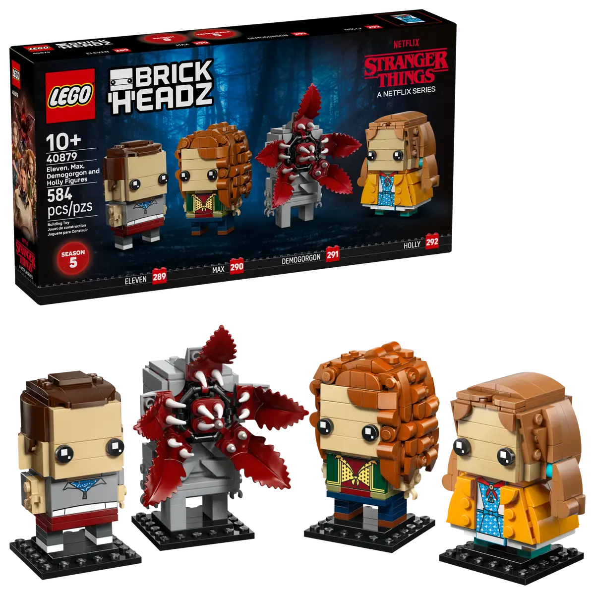 Stranger Things Eleven, Max, Demogorgon und Holly Figuren (40879)