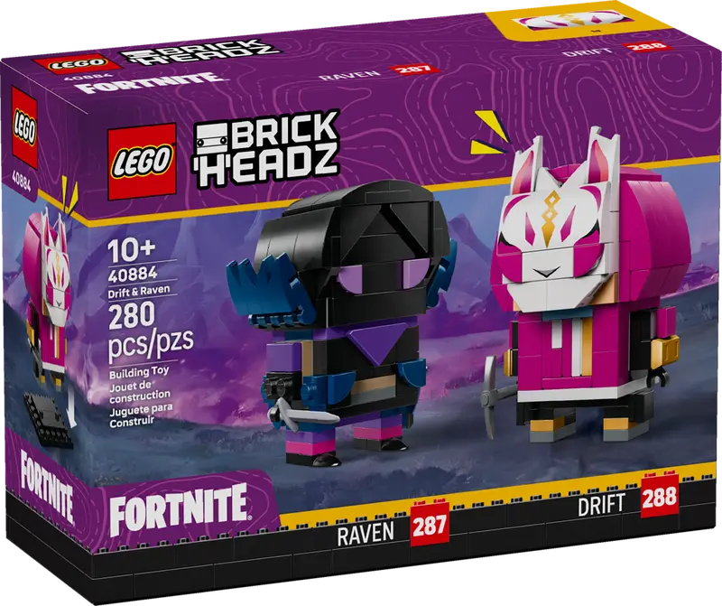 BrickHeadz Dérive et Corbeau