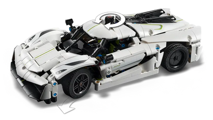 Weißes Hypercar – Koenigsegg Jesko Absolut (42184)