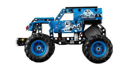 Monster Jam Grave Digger Fire and Ice Pull-Back Truck (42219)