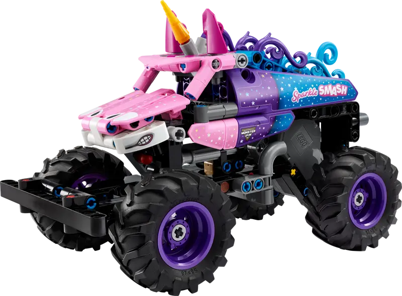 Monster Jam Sparkle Smash Pull-Back Truck (42220)
