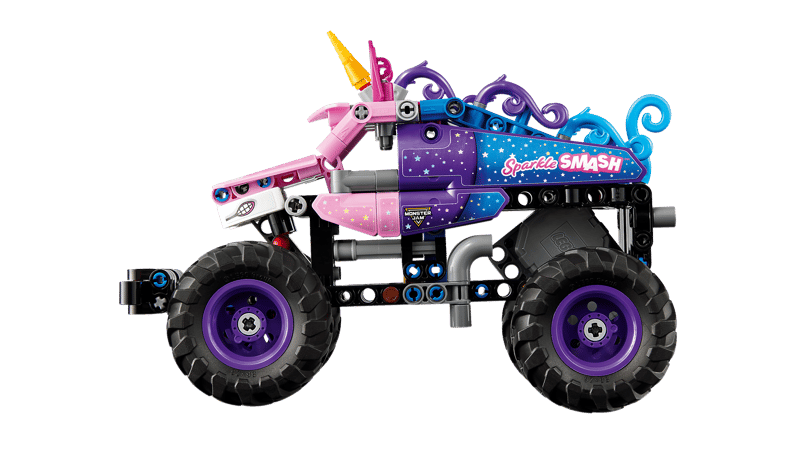 Monster Jam Sparkle Smash Pull-Back Truck (42220)