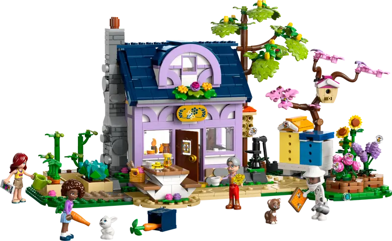 Imkerhaus und Blumengarten (42669)