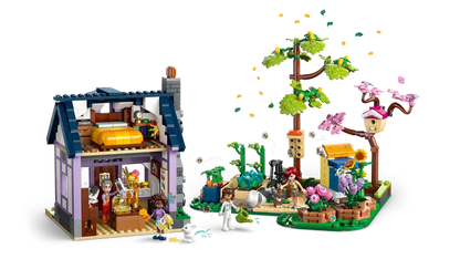 Imkerhaus und Blumengarten (42669)