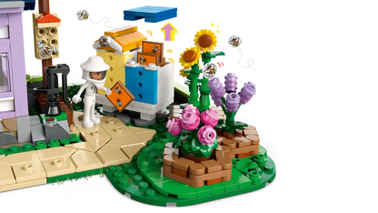 Imkerhaus und Blumengarten (42669)