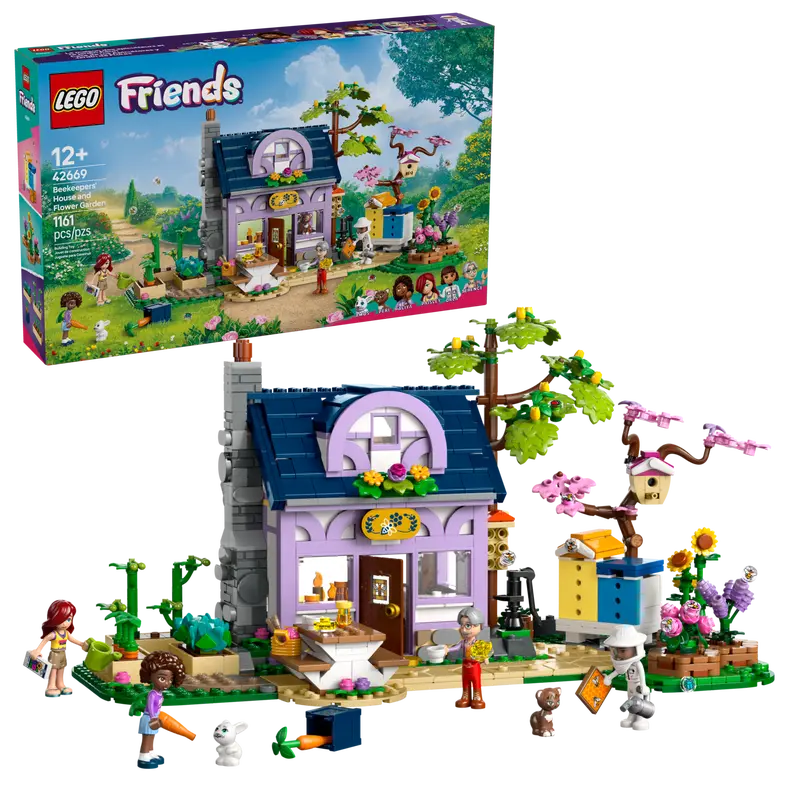 Imkerhaus und Blumengarten (42669)