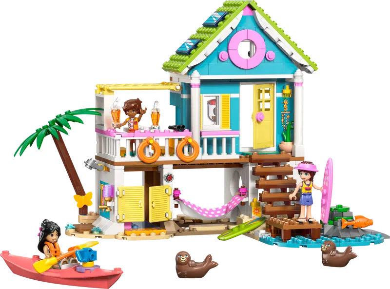 Strandhaus mit Robben (42699)