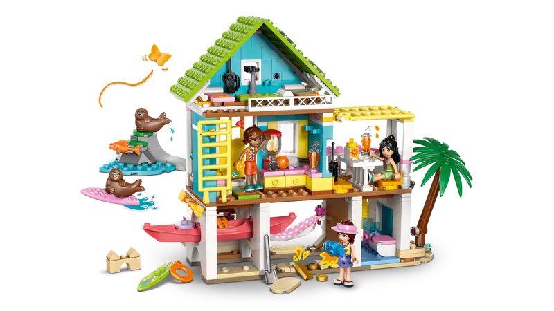 Strandhaus mit Robben (42699)
