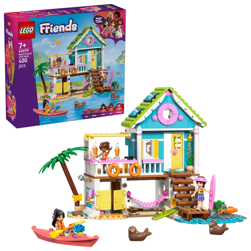Strandhaus mit Robben (42699)