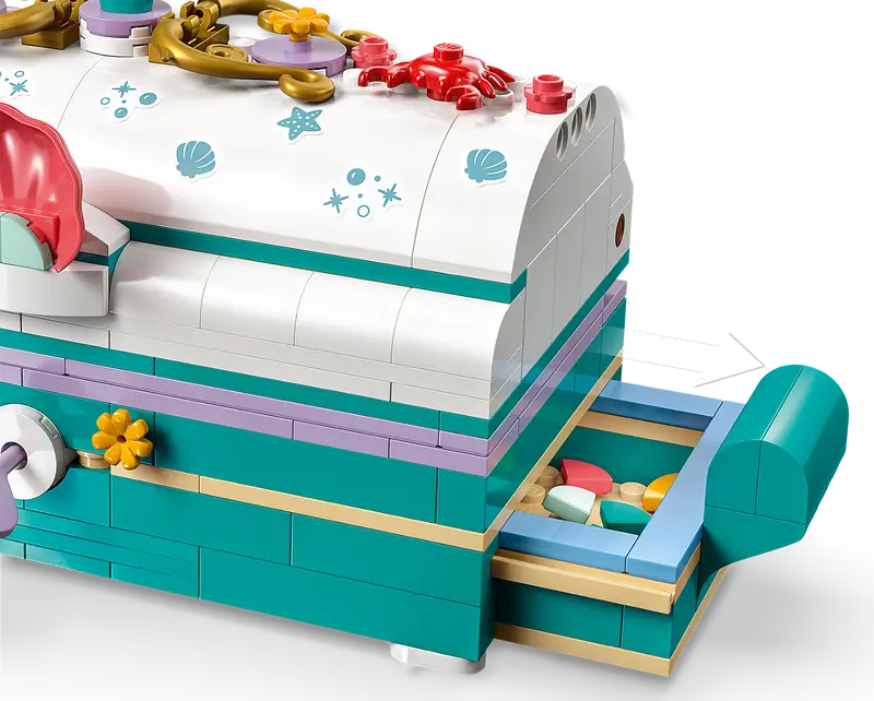 Lo scrigno del tesoro Disney di Ariel (43229)