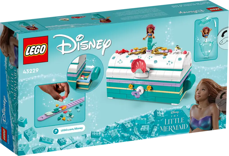 Lo scrigno del tesoro Disney di Ariel (43229)