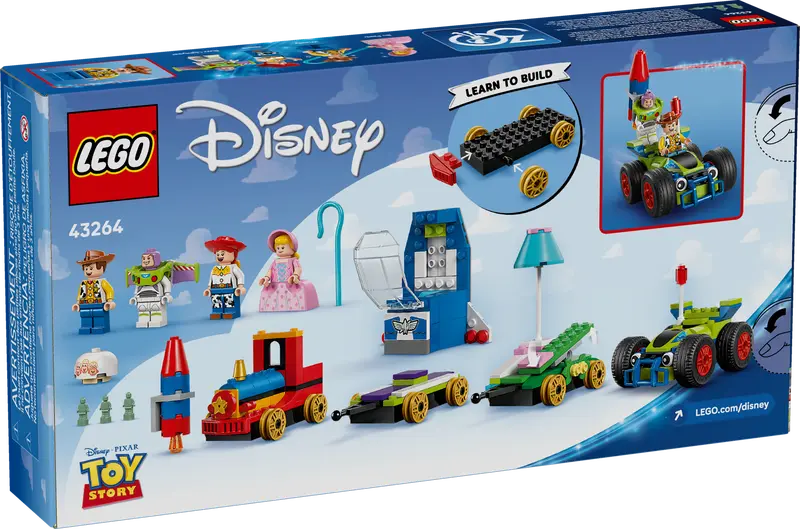 Treno e carrozza celebrativa Disney Toy Story (43264