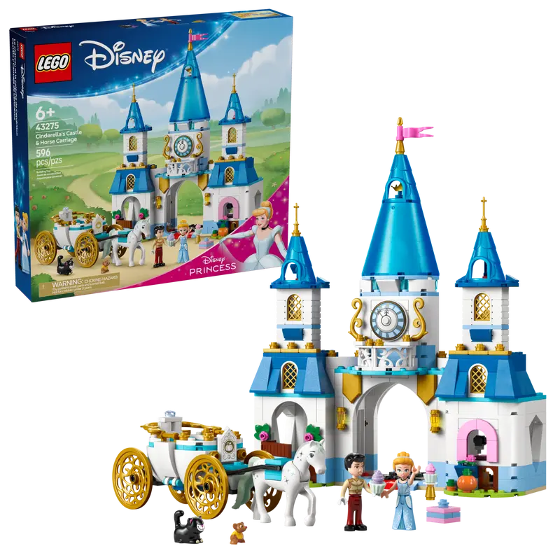 Disney Cinderellas Schloss und Pferdekutsche (43275)