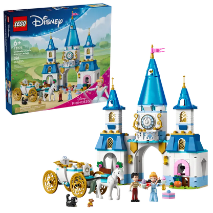 Disney Cinderellas Schloss und Pferdekutsche (43275)