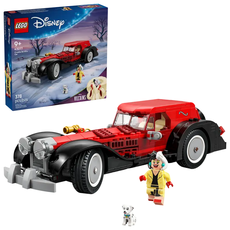 Disney Cruella De Vil et sa voiture (43277)