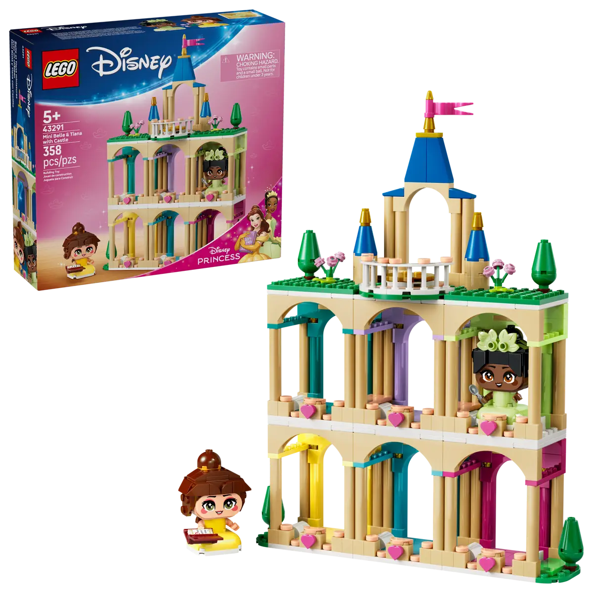 Mini Belle e Tiana con castello (43291)