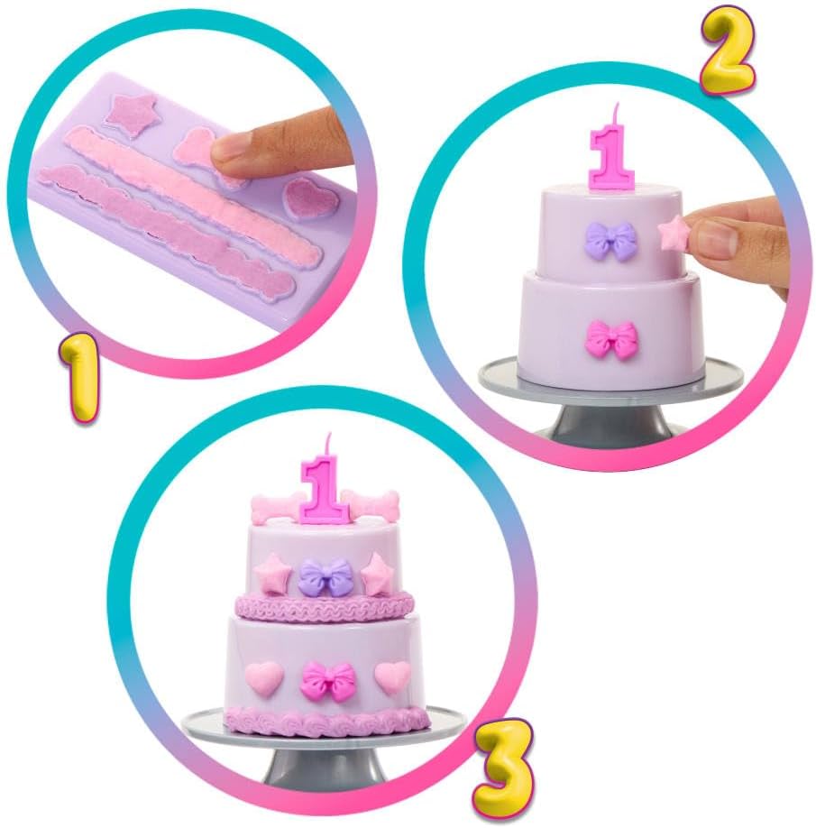 Barbie Party Unboxed Doll – Pet Birthday Series Geburtstagsschleifen-Set
