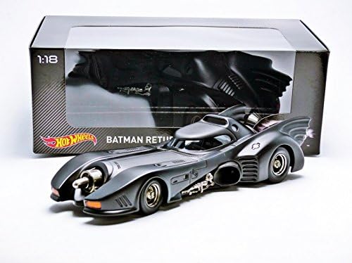 Hot Wheels Elite Collector Batman renvoie la Batmobile